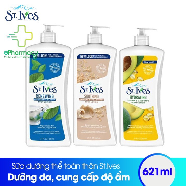 Sữa Dưỡng Thể St.Ives Toàn Thân Body Lotion - St. ives Body Lotion USA 621ml