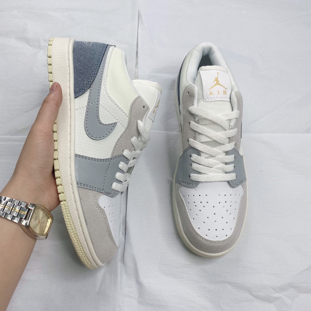 Giày Jordan Paris JD1 Cổ Thấp Gót Xanh, Giày Jodan Low Thấp Cổ Nam Nữ Full Box Bil | BigBuy360 - bigbuy360.vn
