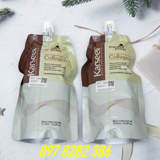 Kem Hấp Ủ Xả Phục Hồi Tóc Collagen Karseell Maca 500ML