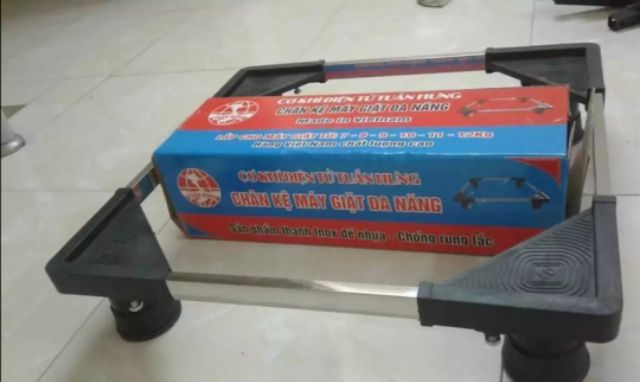 Chân đế kê máy lọc nước từ 8 - 15kg. Chất liệu Inox, cao su. Điều chỉnh theo kích thước máy.