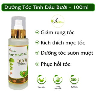Tinh Dầu Bưởi Xịt Dưỡng Tóc - Không gây bết tóc giúp kích thích mọc tóc, giảm rụng
