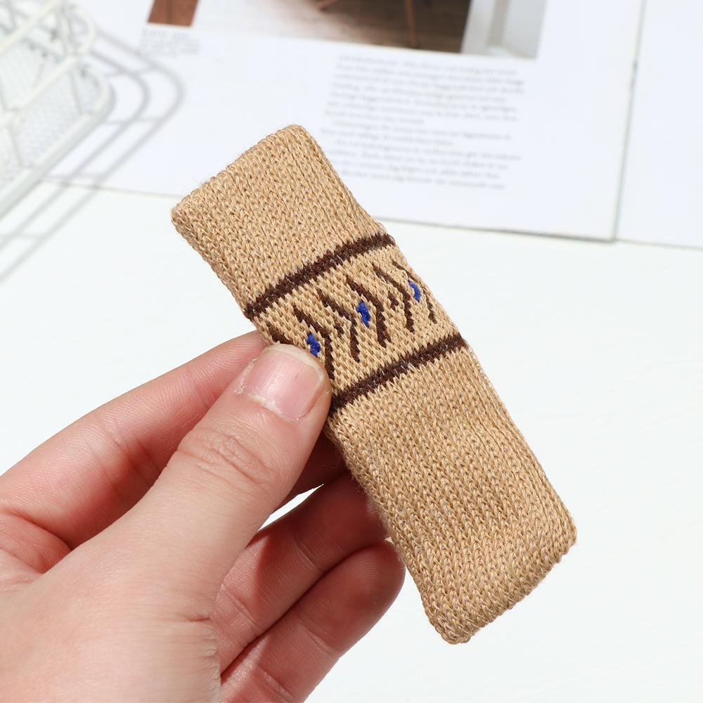 Bộ 4 Vớ Bọc Ghế Ngồi Dệt Kim Co Giãn Chống Ồn Tiện Dụng Ốp