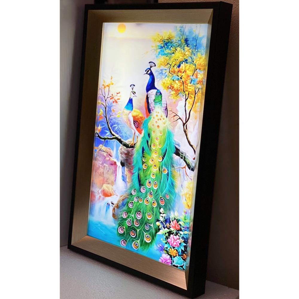 Đèn tranh LED nghệ thuật TR809 độc đáo, tinh tế - 3 chế độ ánh sáng