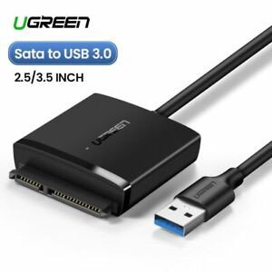 Cáp chuyển USB 3.0 to SATA Chính Hãng Ugreen CM257 hỗ trợ đọc ổ HDD/SSD,2.5”/3.5”