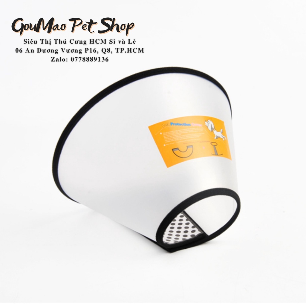 Vòng cổ chống cắn/chống liếm tiện dụng cho thú cưng , chó, mèo