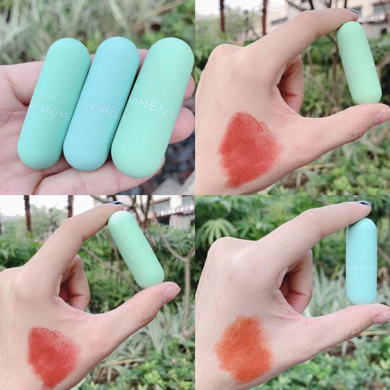 Set 3 Son Môi Mini Hình Viên Con Nhộng Không Phai Màu Lâu Trôi | BigBuy360 - bigbuy360.vn
