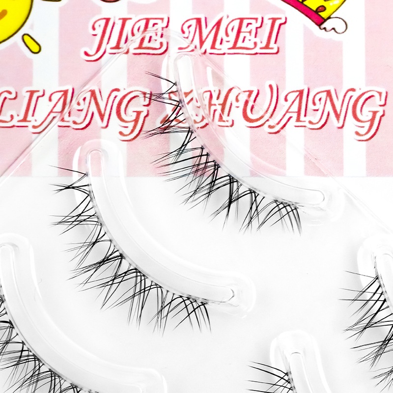 Năm Cặp Lông Mi Giả Cong Tự Nhiên Trong Suốt Trọng Lượng Nhẹ