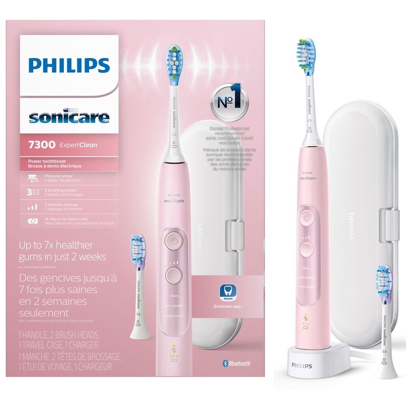 [CHÍNH HÃNG] Bàn chải điện sóng âm Philips Sonicare 7300 - 3 chế độ, 3 mức rung, có bluetooth (bảo hành 2 năm)