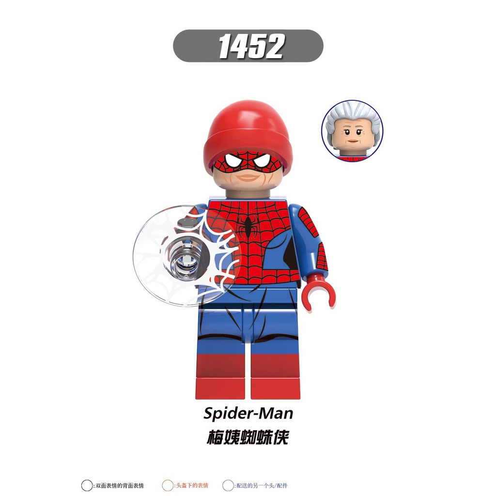 Minifigures  DC Mẫu Nhân Vật Người Nhện Spiderman Mẫu Mới Nhất X0280 - Đồ Chơi Lắp Ráp Mini