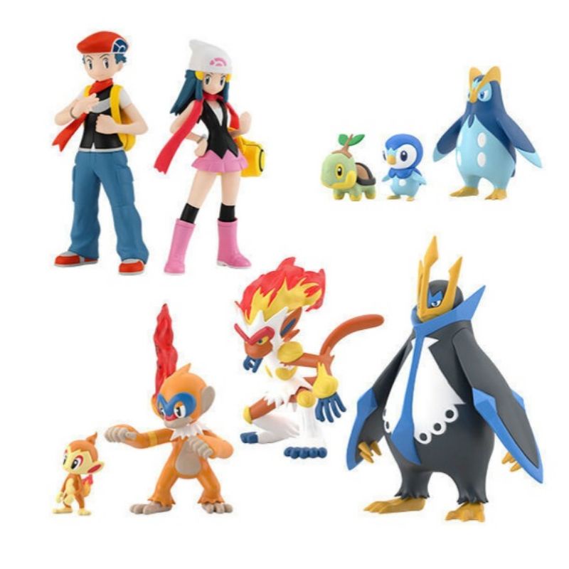 Bộ Sưu Tập Mô Hình Pokemon Scale World Shinnoh Regional