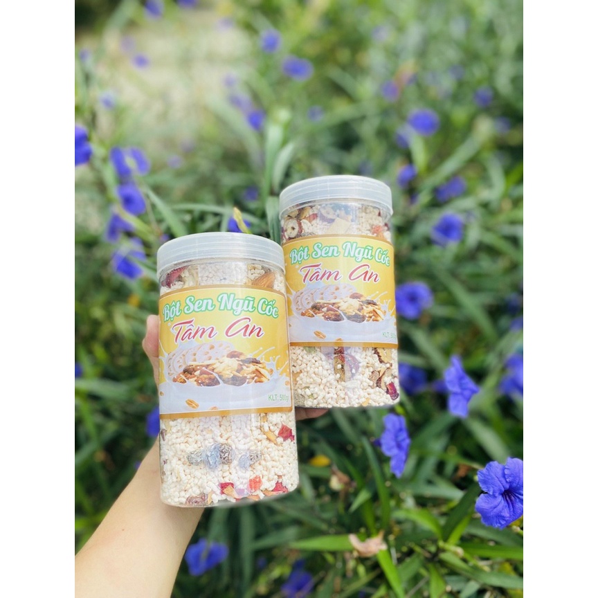 Bột Sen Ngũ Cốc Hu 500gr [Có Bán Sỉ], [Loại Đặc Biệt] Hàng ngon nhà làm