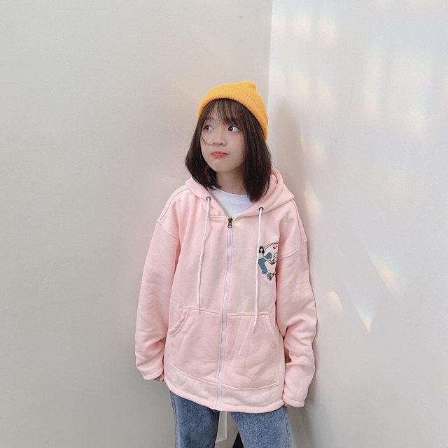 Áo khoác Hoodie Zip Love🌿Mint/ Blue🔰 Nam nữ Unisex 🔥 Jaystoree | BigBuy360 - bigbuy360.vn