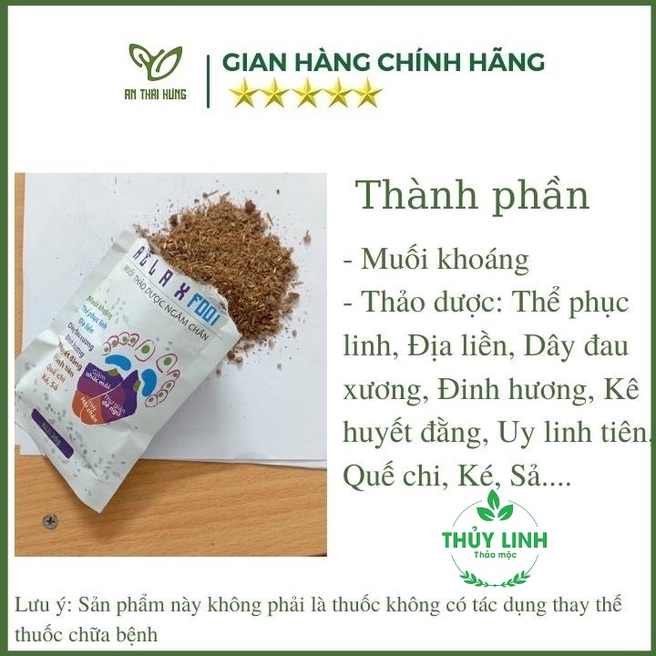 Muối ngâm chân thảo dược Relax Foot Thái Hưng hỗ trợ ngủ ngon, giảm nhức mỏi, hết hôi chân