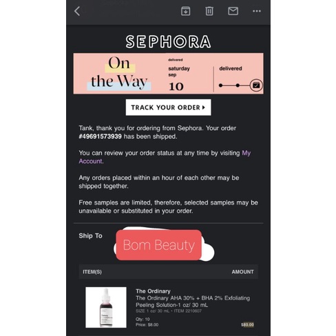 Tinh chất Tẩy da chết hóa học  the ordinary T.O Peeling Solution 30ml