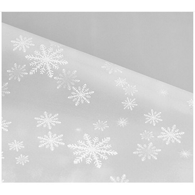 [Mã LIFEHLDEC giảm 10% đơn 99k] Decal 1m dán kính khổ rộng 45cm ( có sẵn keo ) - HOA TUYẾT TRẮNG CC034 | BigBuy360 - bigbuy360.vn