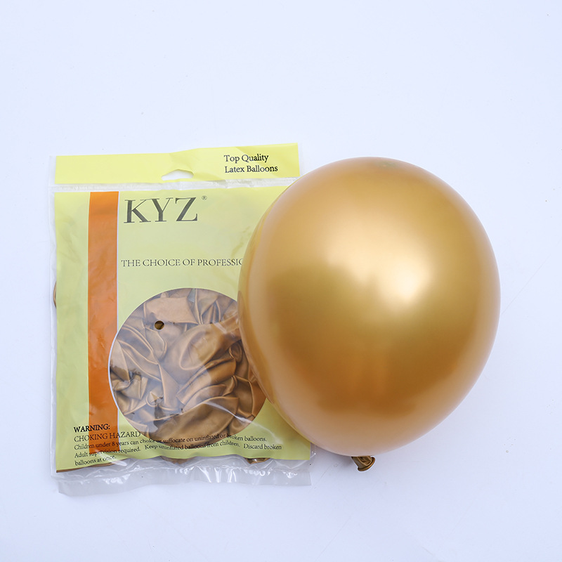 Set 50 bong bóng kim loại trang trí tiệc độc đáo