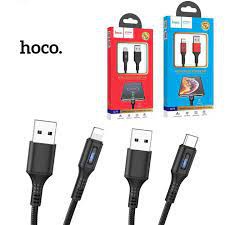Dây cáp sạc HoCo U79 type c micro usb iphone 6,7,8 chính hãng tự ngắt thông minh, dây sạc lighting phụ kiện Poogroup