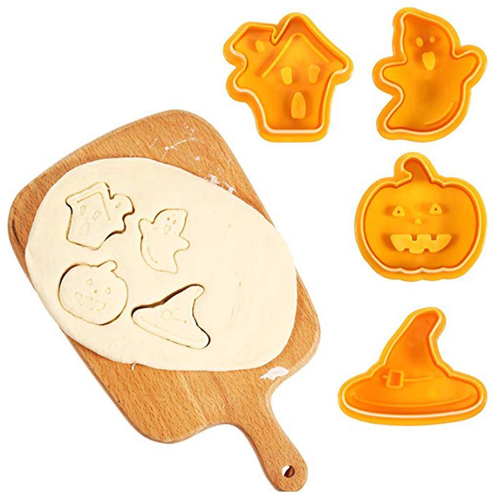 1 Bộ Khuôn Cắt Bánh Quy Dập Nổi Họa Tiết Dễ Vệ Sinh Cho Nhà Hàng / Nhà Hàng