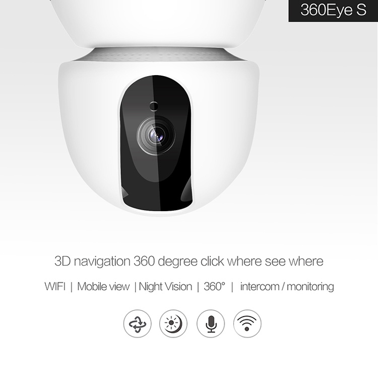 Bộ thiết bị camera an ninh trông trẻ không dây 720P HD có kết nối wifi kèm theo phụ kiện