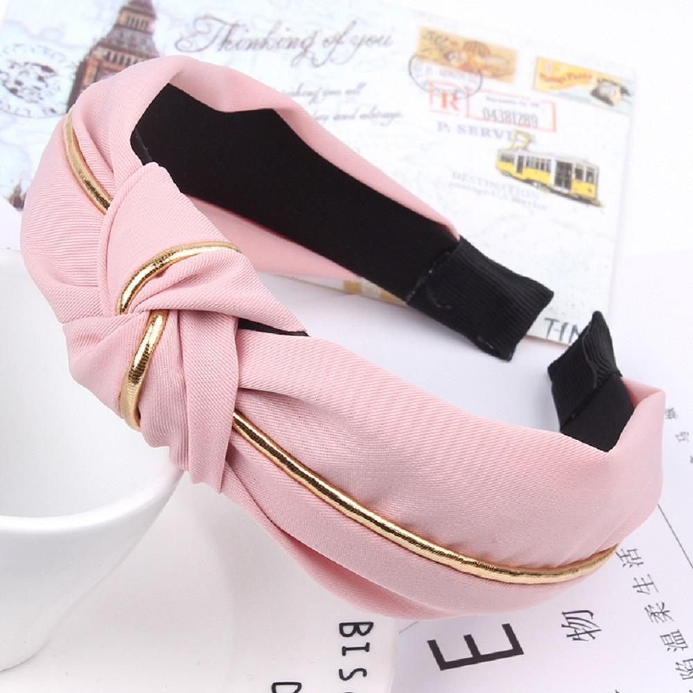 ANEMONE Băng Đô Cài Tóc Bản Rộng Chống Trượt Thắt Nơ Bản Rộng Mới Cho Nữ