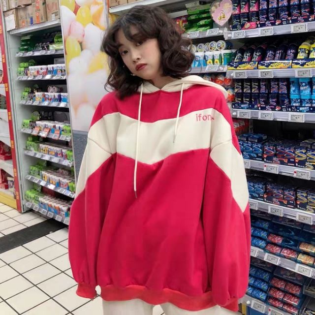 (ORDER) Áo hoodie phối 2 màu (ảnh thật ở cuối) | BigBuy360 - bigbuy360.vn