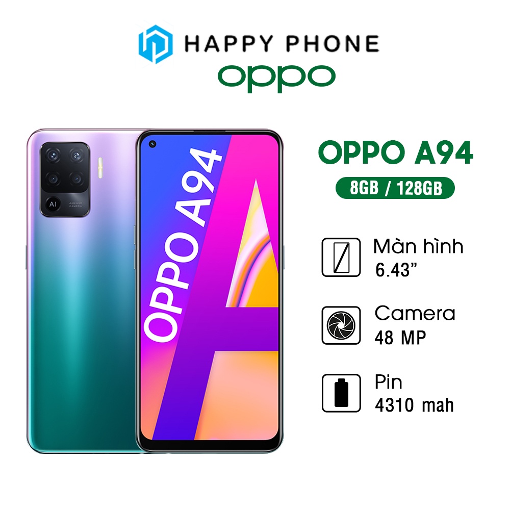 Điện Thoại Oppo A94 (8GB/128GB) - Chính Hãng, Mới 100%, Bảo hành 12 tháng