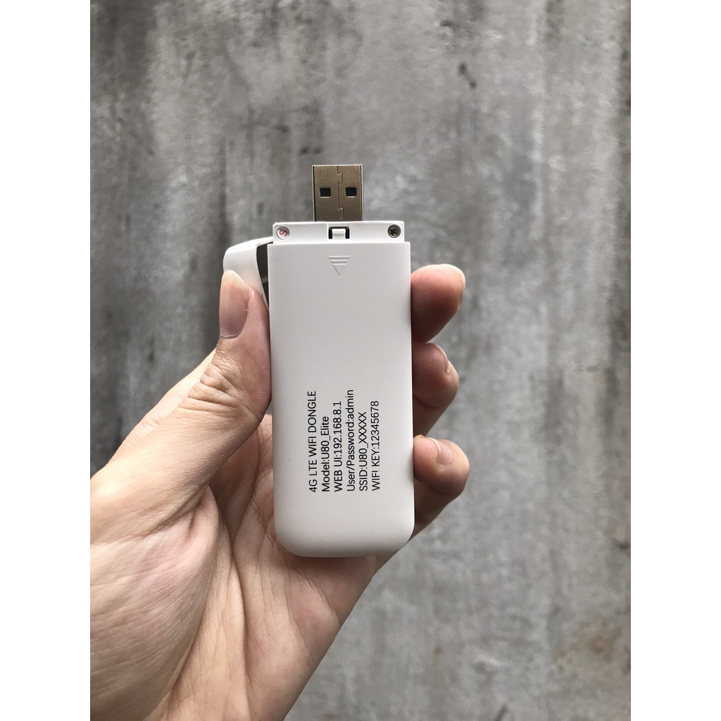 USB 4G Zte MF80U OLax U80 U90 U80 ELITE Phát Wifi Tốc Độ 150mbps