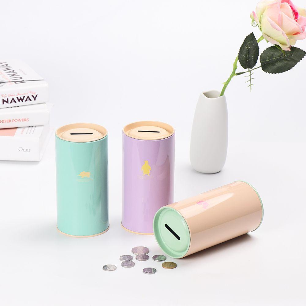 1 Hộp Đựng Tiền Hình Heo Hoạt Hình 7.5 * 14cm