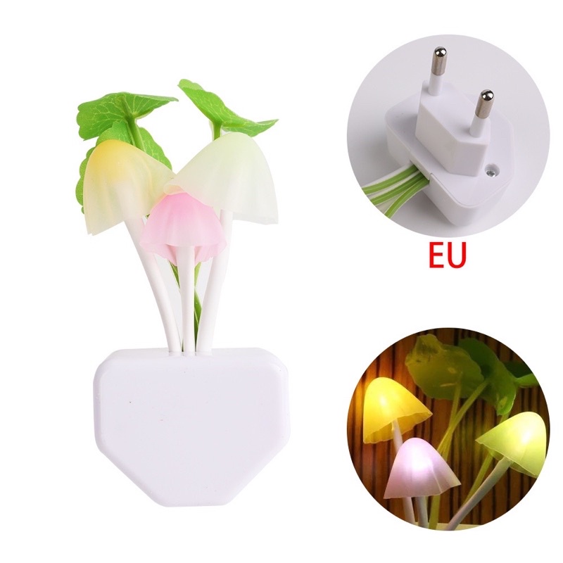 Đèn Ngủ Hình Nấm Dễ Thương