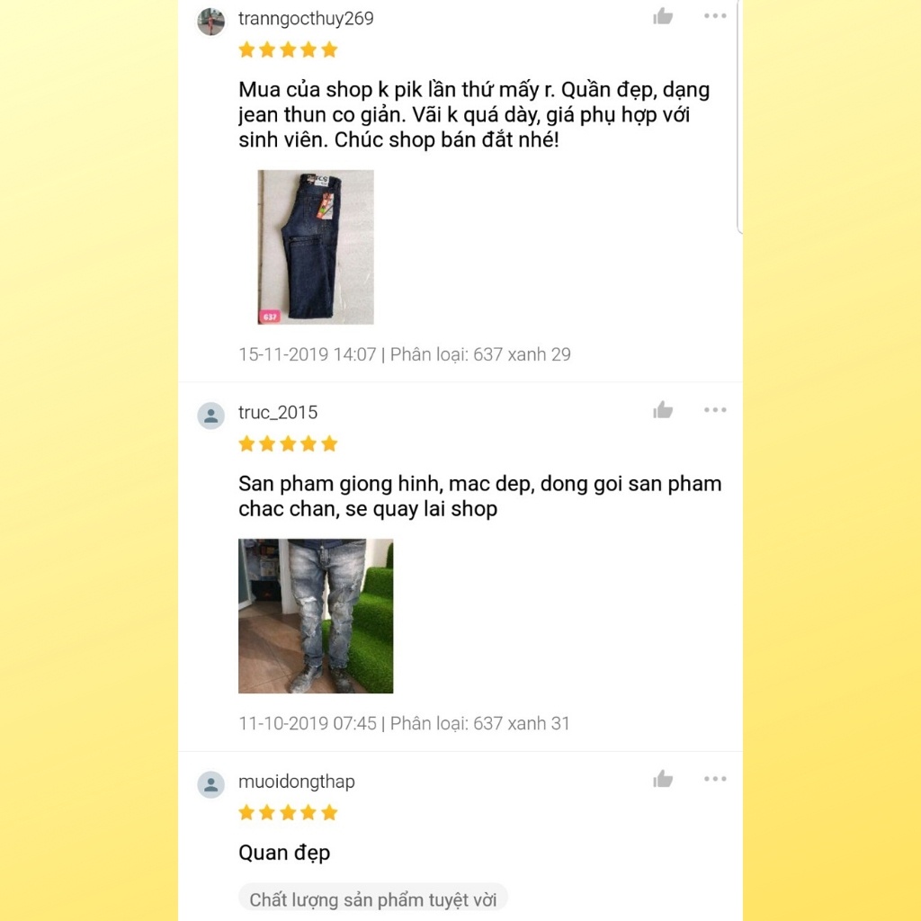 Quần jean nam tenji ad637tj quần bò nam xanh đen trơn cao cấp trẻ trung phong cách tenji store 8