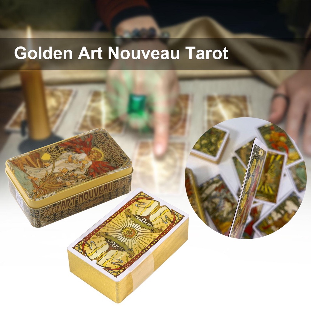 Bộ Bài Tarot 78 Lá Kèm Sách Hướng Dẫn Cho Người Mới Bắt Đầu