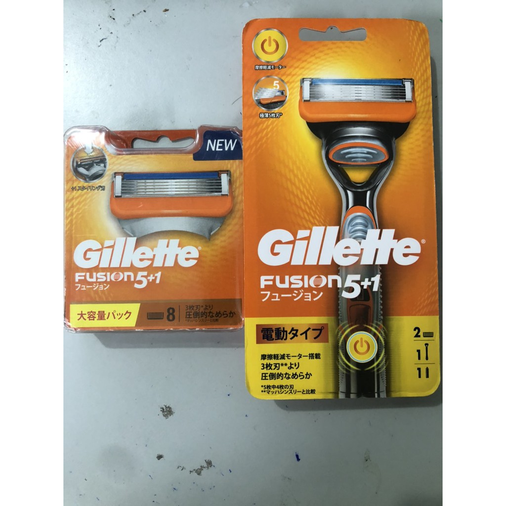 [Hàng Nhật nội địa] Lưỡi dao cạo râu thay thế gillette fussion 5 + 1