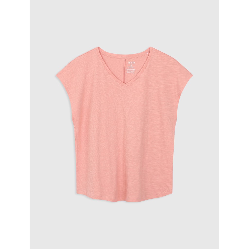 Áo phông nữ cotton cổ tròn tay ngắn CANIFA 6LT19W001