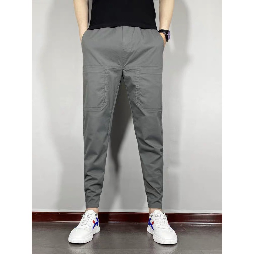 Quần Jogger Kaki Co Giãn Nhẹ Form Slimfit Vừa Vặn Ôm Chân Tôn Dáng Trẻ Trung Năng Động Đi Học Đi Làm