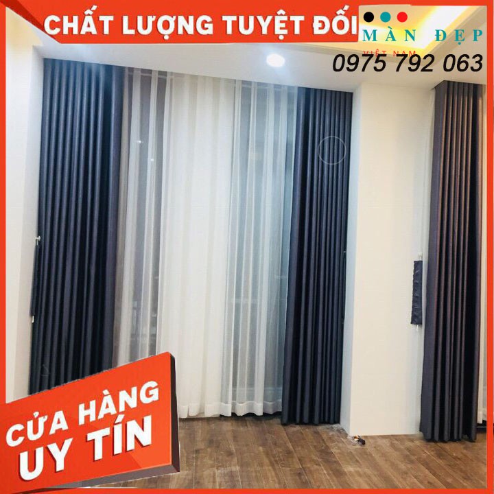 Rèm cửa sổ trang trí decor phòng ngủ chính chống nắng thế hệ mới, đủ size