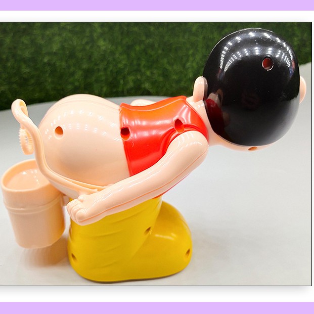 Đồ chơi thổi bong bóng hình Shin - cậu bé bút chì cực thú zị