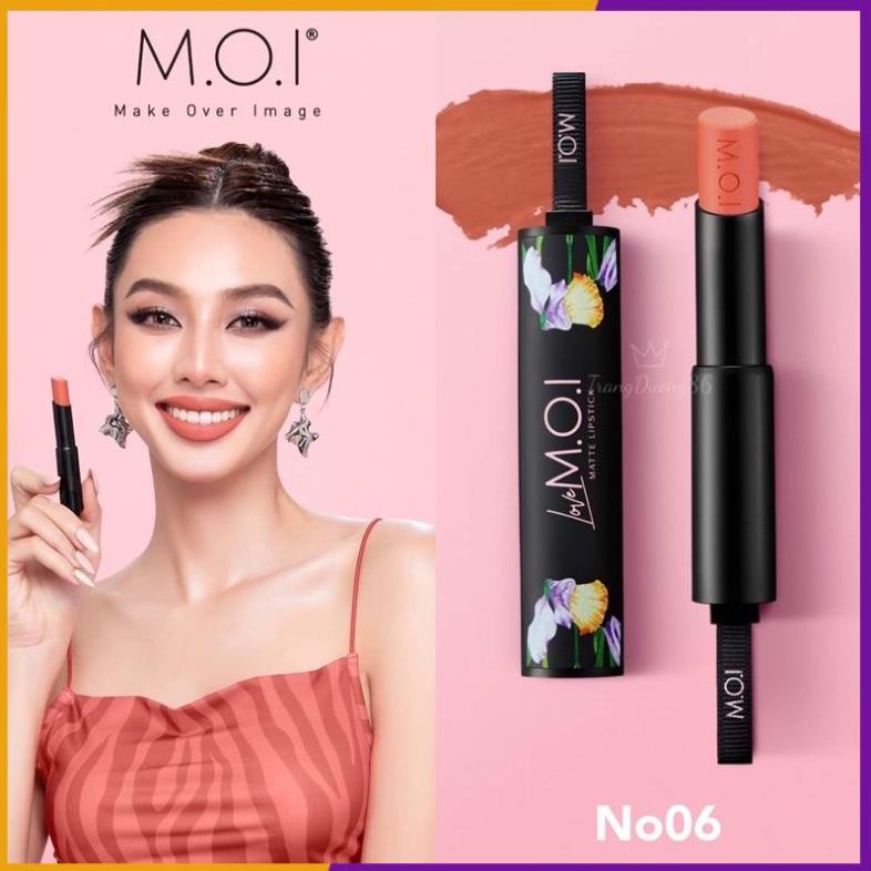 Son thỏi Love M.O.I by Thủy Tiên - son lì bền màu- M.O.I TẶNG BĂNG ĐÔ MOI