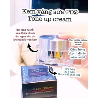 Kem váng sữa PO2 kem dưỡng váng sữa nâng tone po2