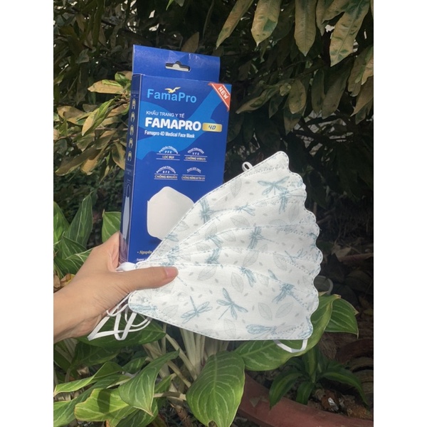 [Combo 50 chiếc] Khẩu Trang 4D KF94 NAM ANH FAMAPRO Kháng Khuẩn, Chống Bụi Mịn, Siêu Mềm Mượt