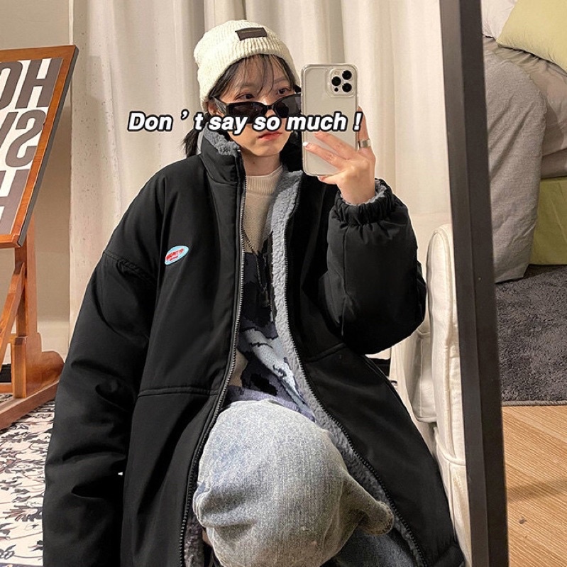 Áo Khoác Lông Cừu Hai Mặt Siêu Ấm M2