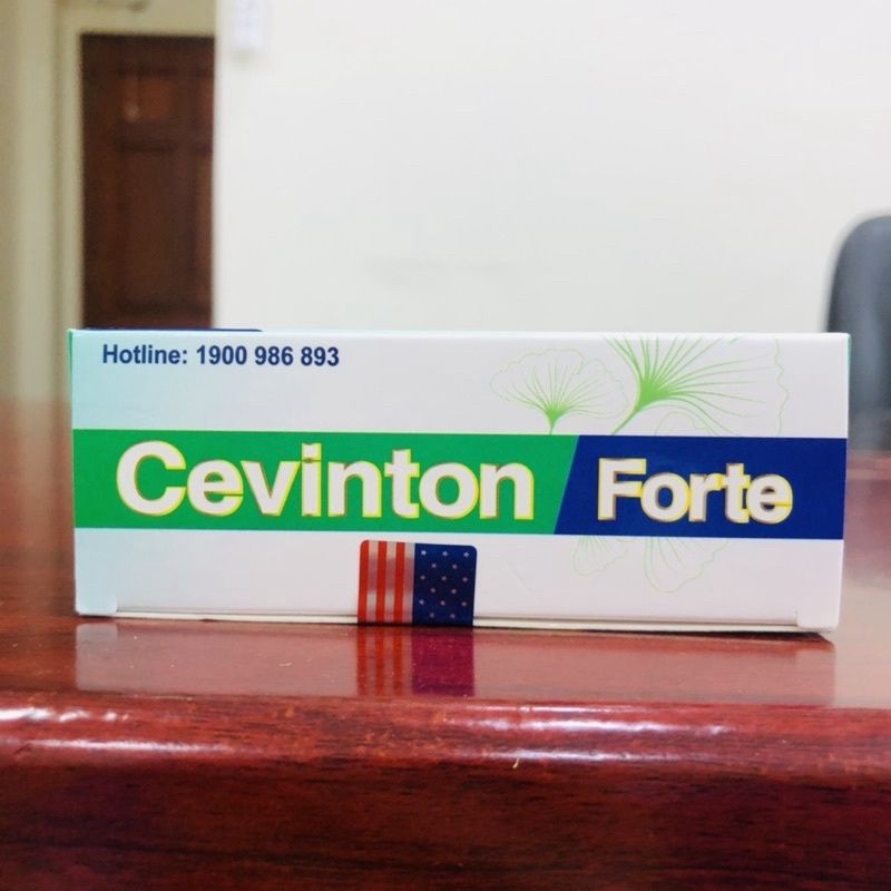 Cevinton Forte tăng cường trí nhớ, tăng cường lưu thông máu não - Hộp 30 viên