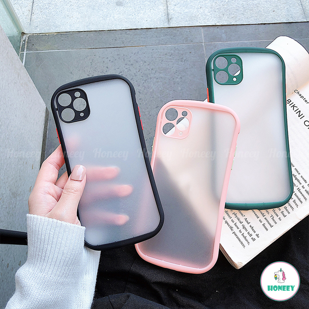 Candy Color Small Wrist Camera Lens Protector Matte Soft TPU Case for IPhone 11 Pro Max X Xs Max XR 8 7 Plus SE | BigBuy360 - bigbuy360.vn