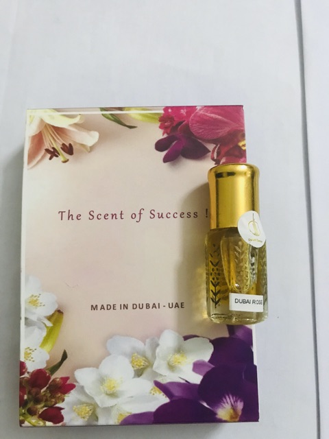 Tinh dầu nước hoa Dubai Mini 3ml dạng lăn (tặng kèm lọ treo ô tô) | Thế Giới Skin Care