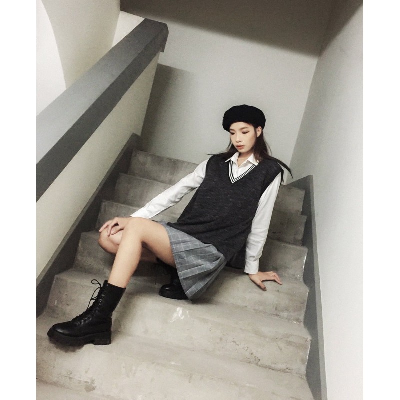 DALLA Áo sơ mi trắng nữ tay dài croptop Dalla Saigon | BigBuy360 - bigbuy360.vn