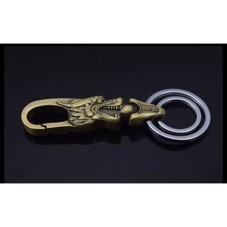 🏆 Móc Khóa Đầu Rồng BoYou - Móc khóa vào đai nịt quần 🏆