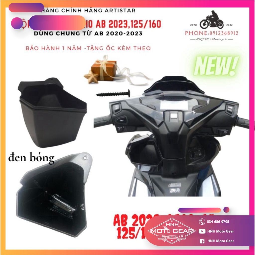 Hộc Đựng Đồ Cho Honda Air Blade 125/150/160 Từ 2020 Đến 2023 Chính Hãng Artista