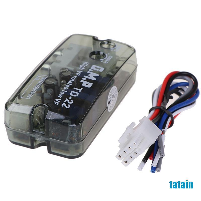 [TA] Auto Car Audio Converter 12V RCA Stereo High To Low Adjustable Converter Adapter  WK