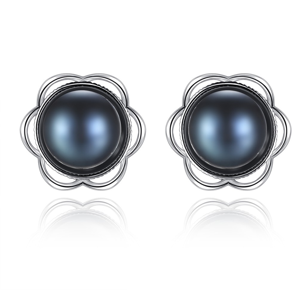 Bông Tai Bạc Nữ Thiết Kế Bông Hoa Thời Trang Sang Trọng B2352-Bảo Ngọc Jewelry