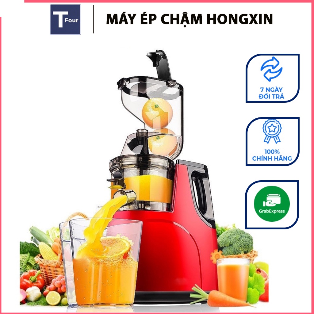 Máy ép chậm hoa quả Nội Địa Trung Hongxin RH312, ép chậm trái cây, ép chậm rau củ quả, Bảo hành chính hãng 12 tháng