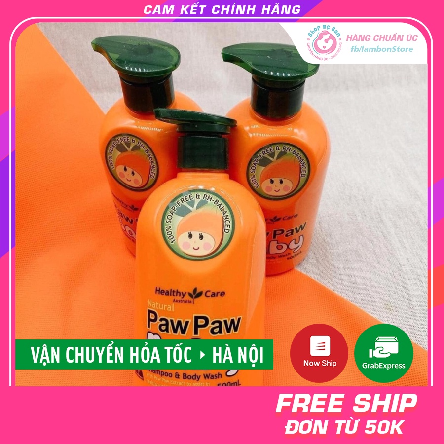 Sữa Tắm Đu Đủ Paw Paw Baby Healthy Care 500ml - Xuất xứ Úc